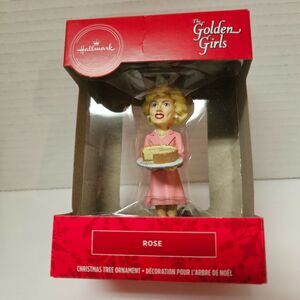 New in Box Hallmark Rose Nylund Golden Girls Ornament Keep Calm Eat Cheesecake